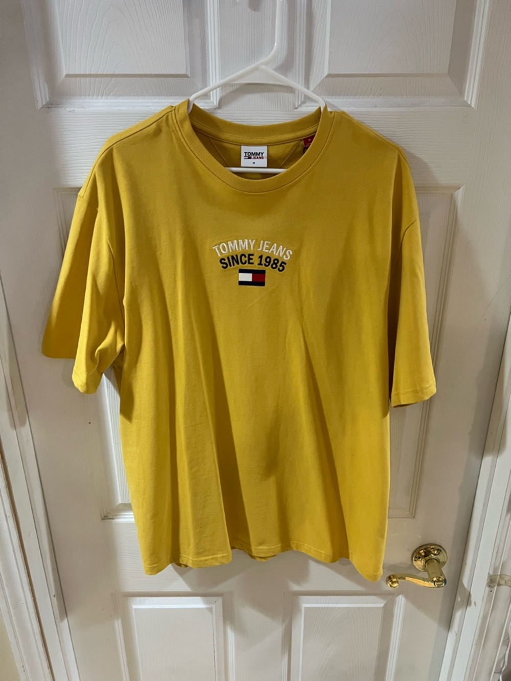 Tommy Hilfiger Tommy Jeans Mustard Logo Tee